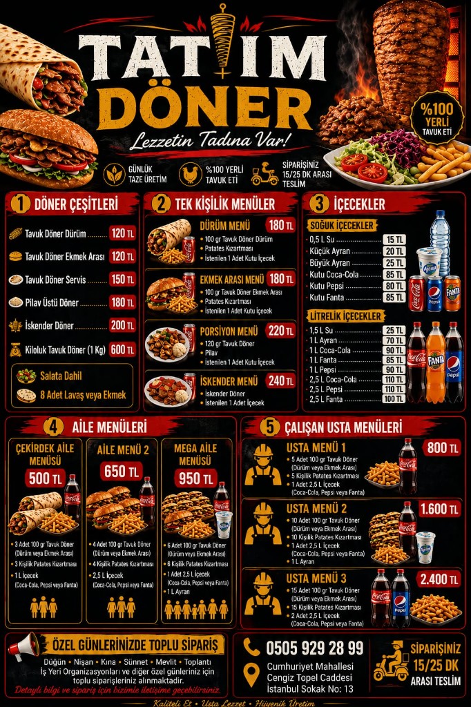 Tadım Döner Ürünler